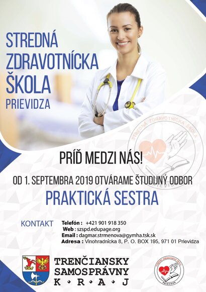 Nová stredná zdravotnícka škola v Prievidzi pozýva na Valentína na Deň otvorených dverí
