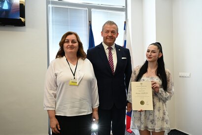 Poďakovanie Trenčianskeho samosprávneho kraja výnimočným žiakom