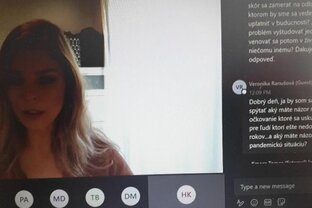 My s pani Veronikou Cifrovou Ostrihoňovou o vzdelaní