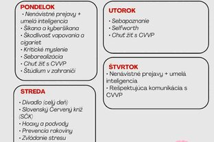 Zväčšiť fotografiu - Spirit week – týždeň, ktorý priniesol radosť, oddych a školského ducha
