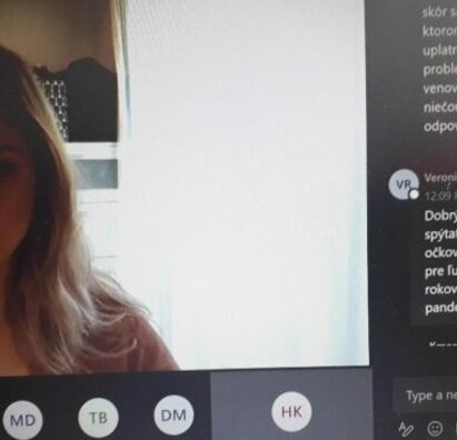 My s pani Veronikou Cifrovou Ostrihoňovou o vzdelaní