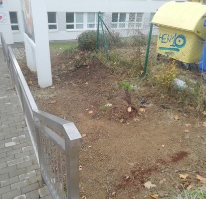  Kvetinová skalka pri vstupe