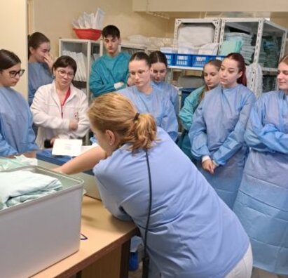 Odborná exkurzia na oddelení centrálnej sterilizácie v NsP Prievidza so sídlom v Bojniciach