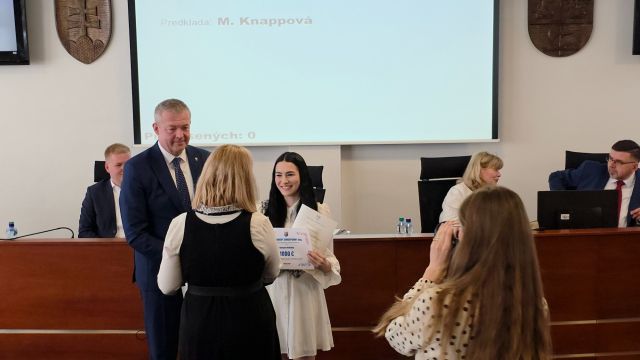 Verejné poďakovanie našej študentke Romane Uhlířovej