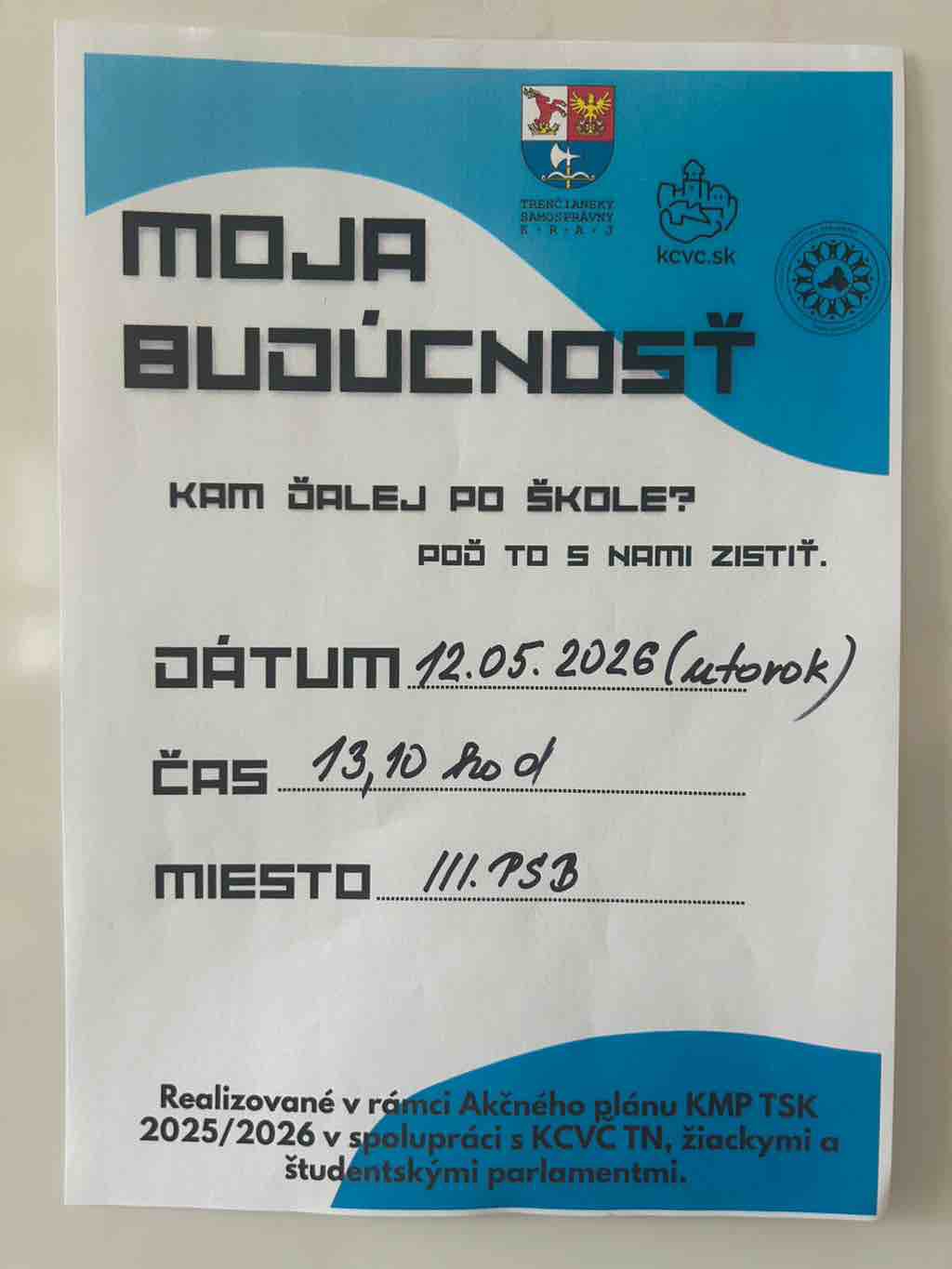 Aktivita mladých „Moja budúcnosť“