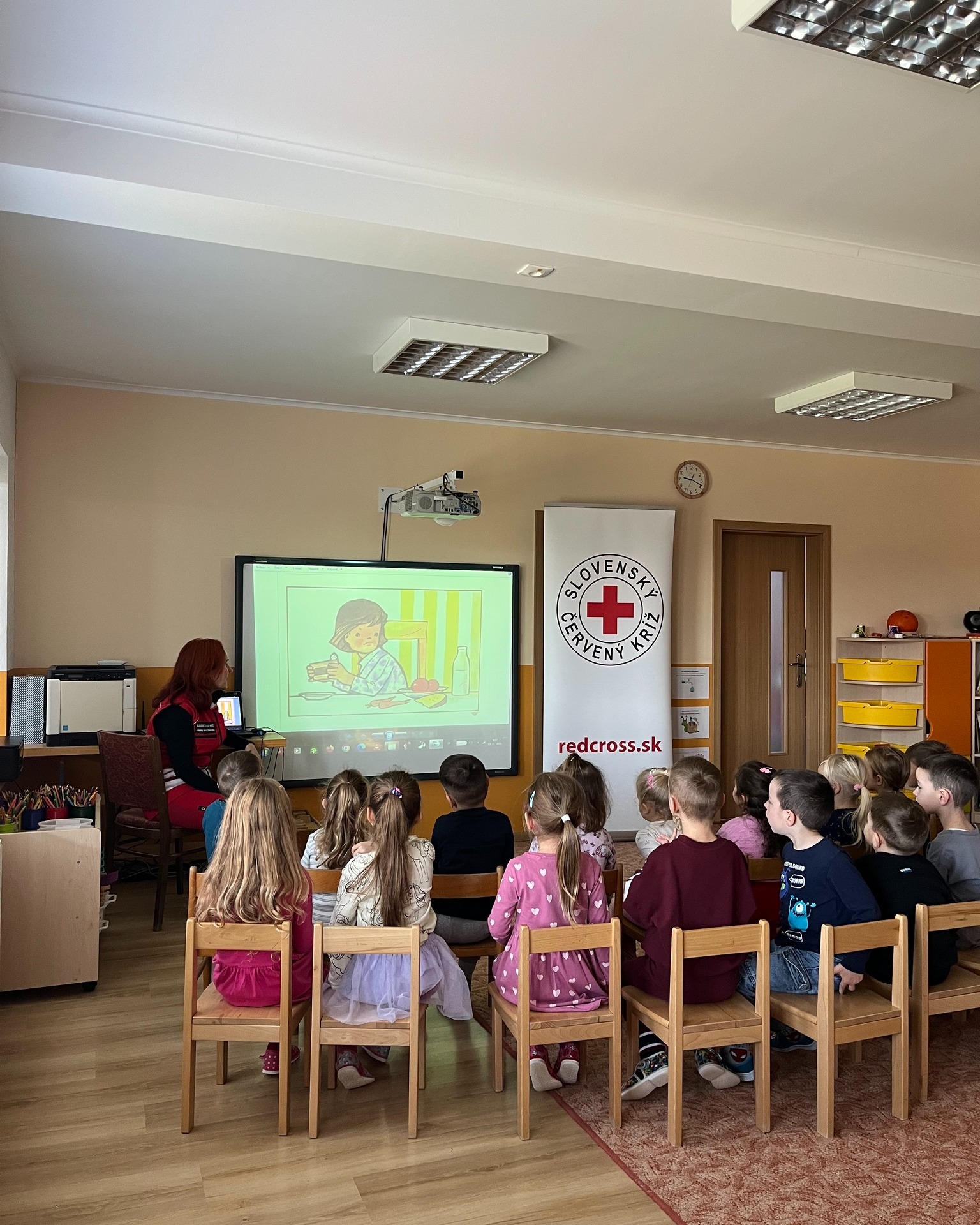 Evička nám ochorela